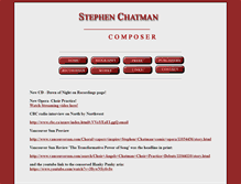 Tablet Screenshot of drstephenchatman.com